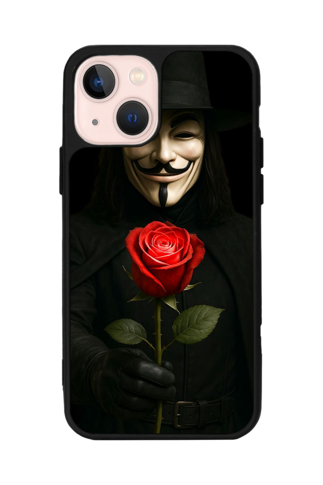 iPhone 15 Uyumlu Vendetta Tasarımlı Glossy Premium Kılıf