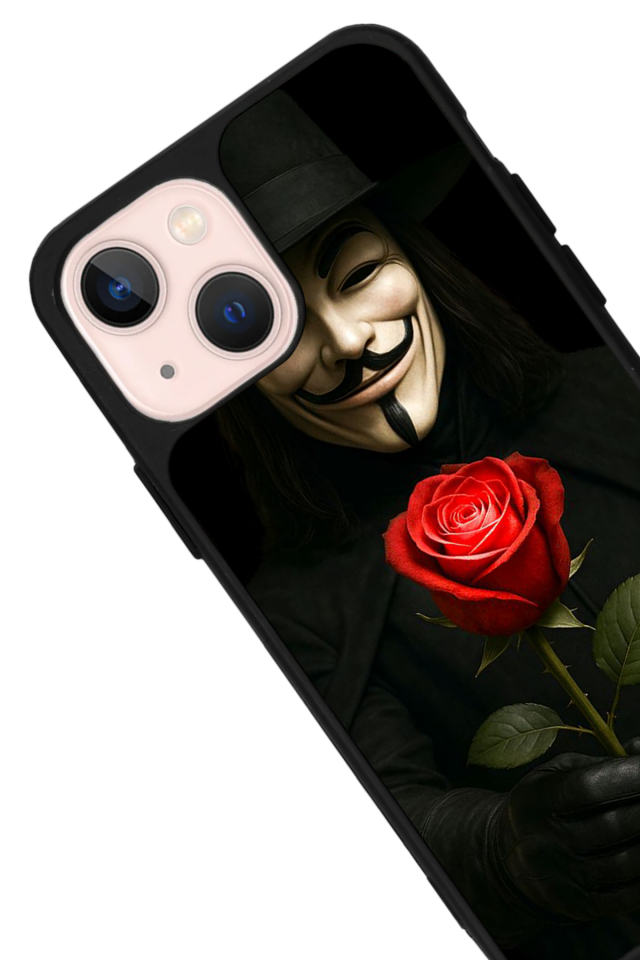 iPhone 15 Uyumlu Vendetta Tasarımlı Glossy Premium Kılıf