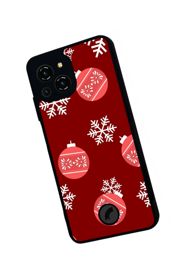 Reeder S23 Pro Max Uyumlu Yilbasi Christmas Tasarımlı Glossy Premium Kılıf