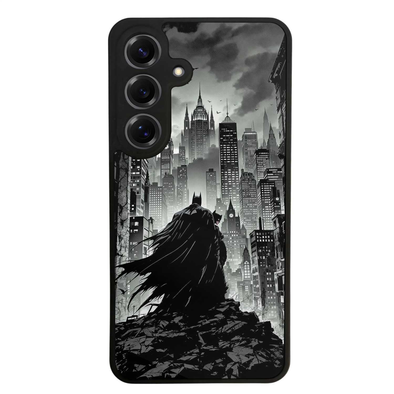 Samsung Galaxy S25 Uyumlu Batman Tasarımlı Glossy Premium Kılıf
