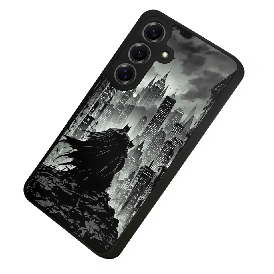 Samsung Galaxy S25 Uyumlu Batman Tasarımlı Glossy Premium Kılıf