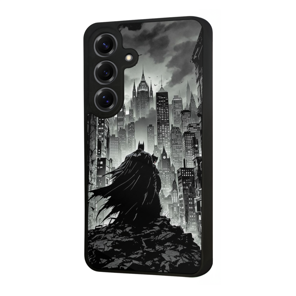Samsung Galaxy S25 Uyumlu Batman Tasarımlı Glossy Premium Kılıf