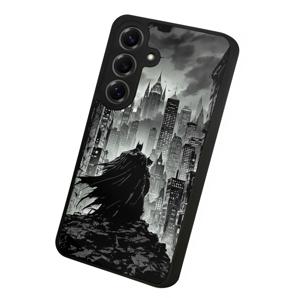 Samsung Galaxy S25 Uyumlu Batman Tasarımlı Glossy Premium Kılıf