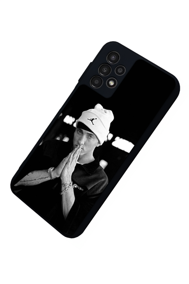 Samsung Galaxy A23 Uyumlu Eminem Tasarımlı Glossy Premium Kılıf