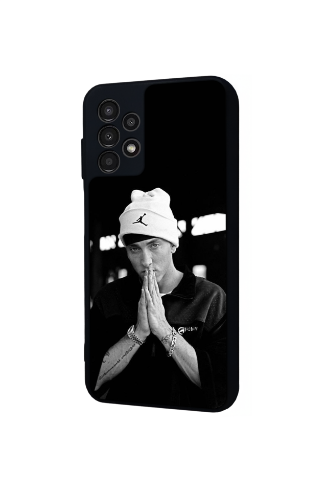 Samsung Galaxy A23 Uyumlu Eminem Tasarımlı Glossy Premium Kılıf