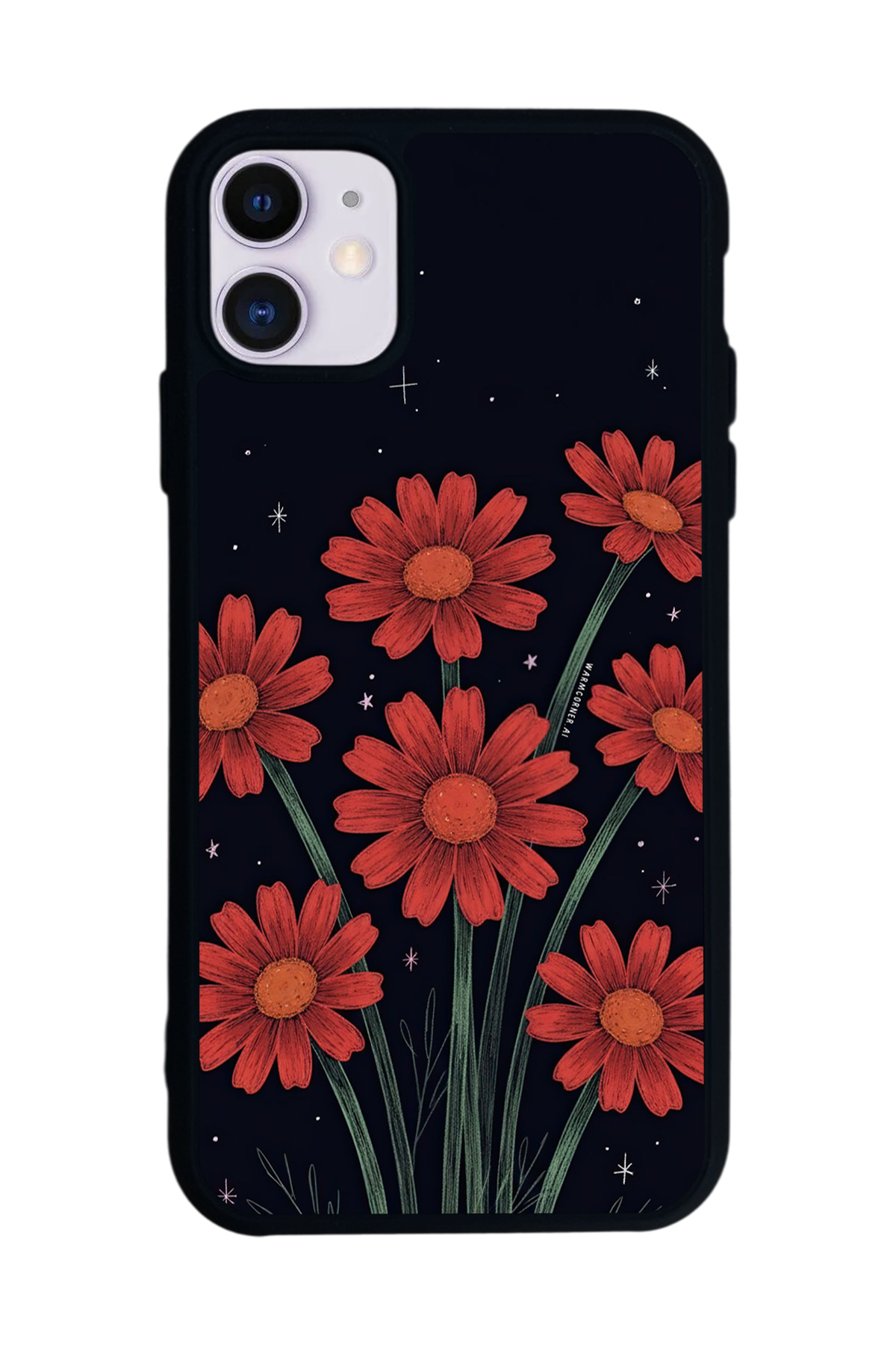 iPhone 11 Uyumlu Floral Tasarımlı Glossy Premium Kılıf