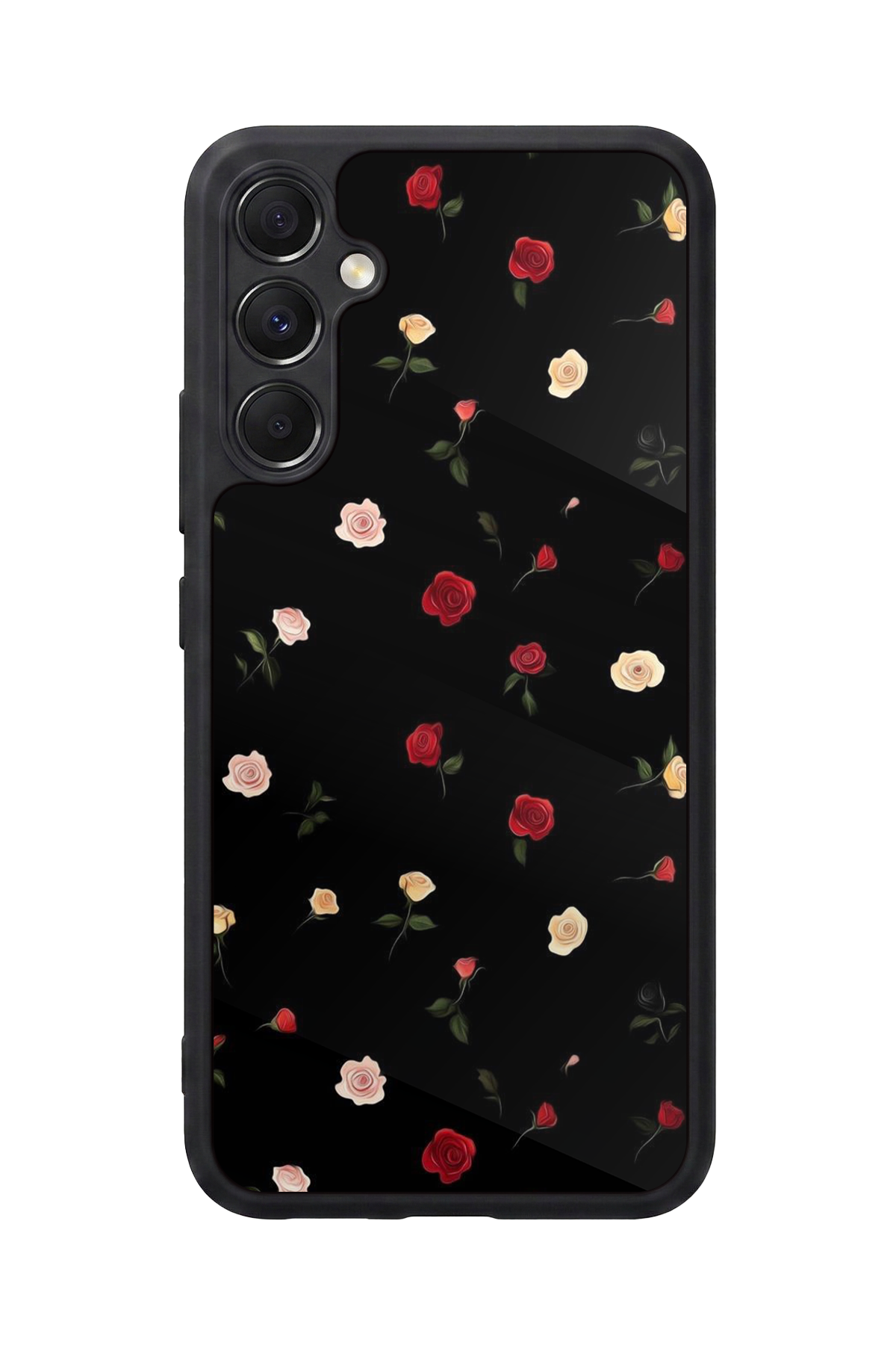 Samsung Galaxy M34 Uyumlu Floral Tasarımlı Glossy Premium Kılıf