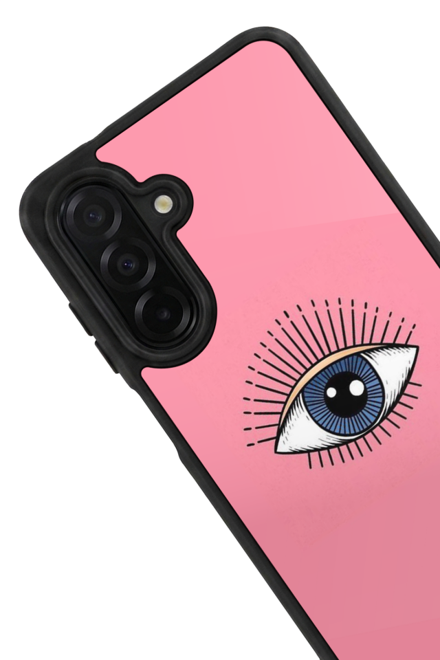 Samsung Galaxy A36 Uyumlu Göz Tasarımlı Glossy Premium Kılıf