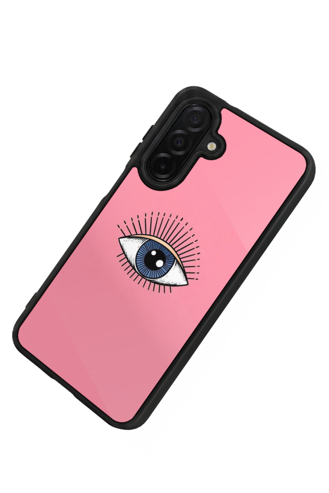 Samsung Galaxy A36 Uyumlu Göz Tasarımlı Glossy Premium Kılıf