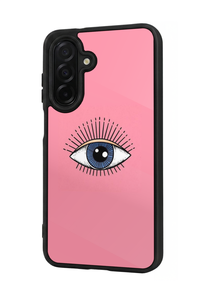 Samsung Galaxy A36 Uyumlu Göz Tasarımlı Glossy Premium Kılıf