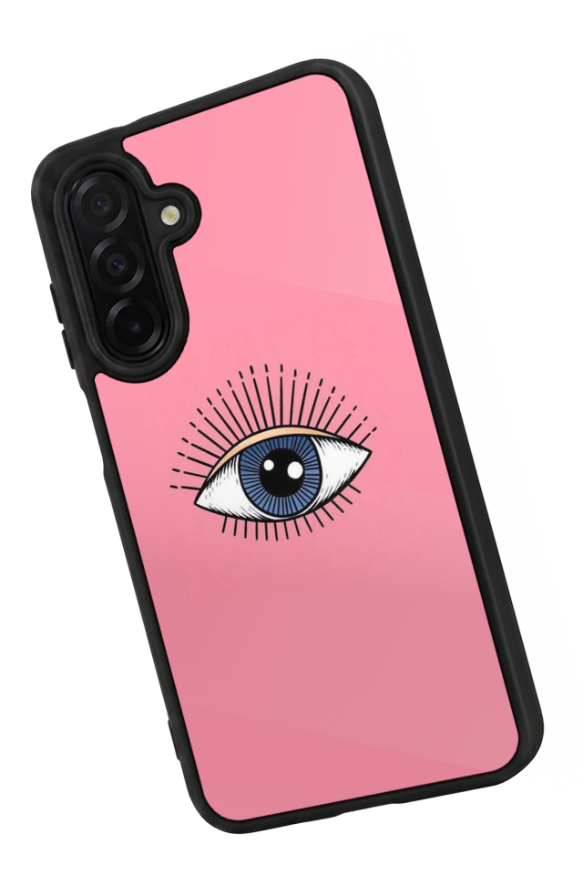 Samsung Galaxy A36 Uyumlu Göz Tasarımlı Glossy Premium Kılıf