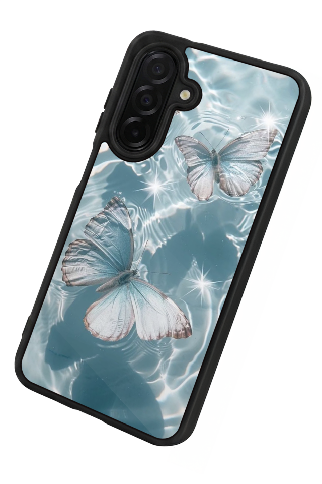 Samsung Galaxy A26 Uyumlu Kelebek Tasarımlı Glossy Premium Kılıf