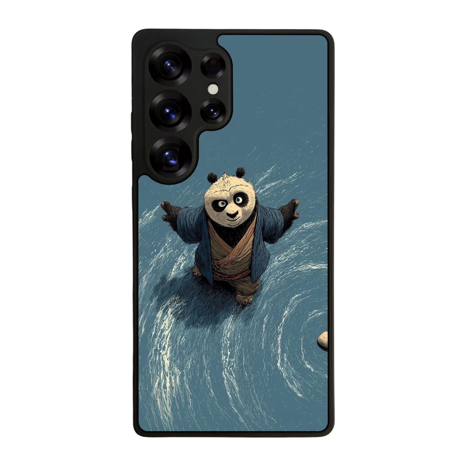 Samsung Galaxy S25 Ultra Uyumlu Kung Fu Panda Tasarımlı Glossy Premium Kılıf