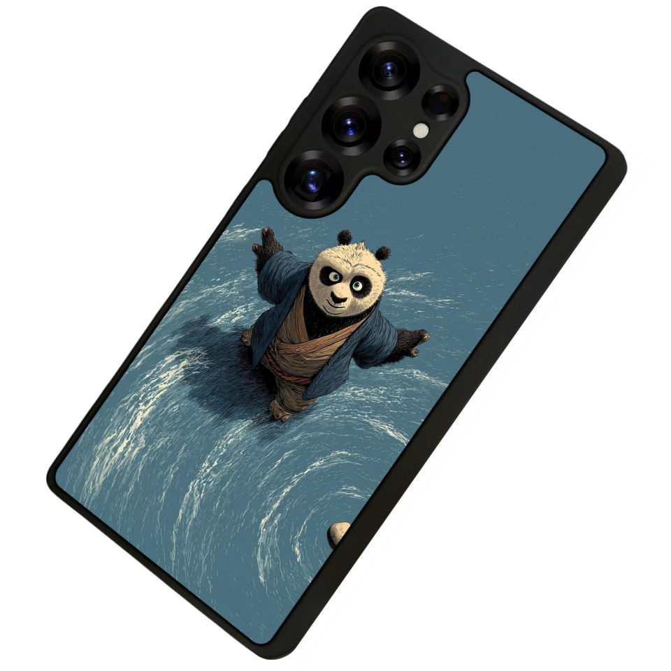 Samsung Galaxy S25 Ultra Uyumlu Kung Fu Panda Tasarımlı Glossy Premium Kılıf