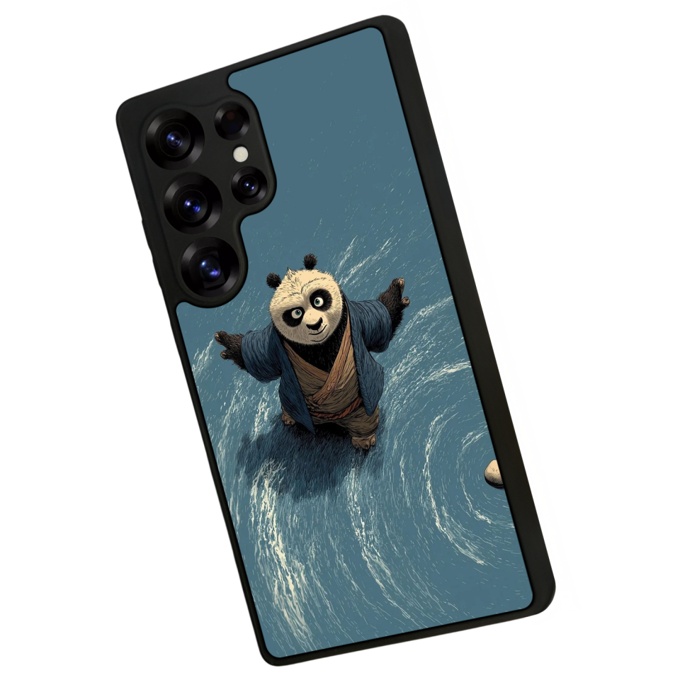 Samsung Galaxy S25 Ultra Uyumlu Kung Fu Panda Tasarımlı Glossy Premium Kılıf