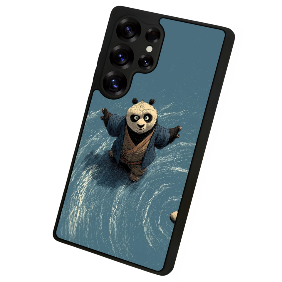 Samsung Galaxy S25 Ultra Uyumlu Kung Fu Panda Tasarımlı Glossy Premium Kılıf
