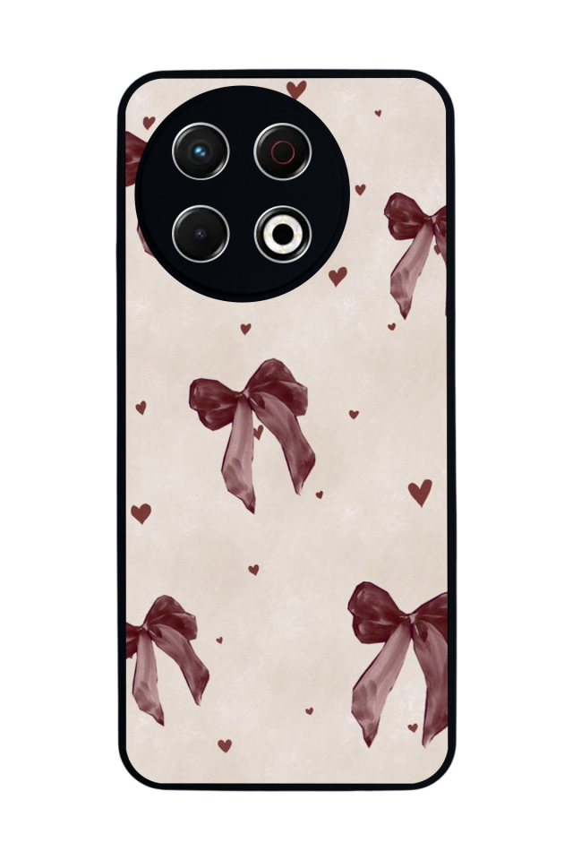 Tecno Spark 30 Pro Uyumlu Kurdele Tasarımlı Glossy Premium Kılıf