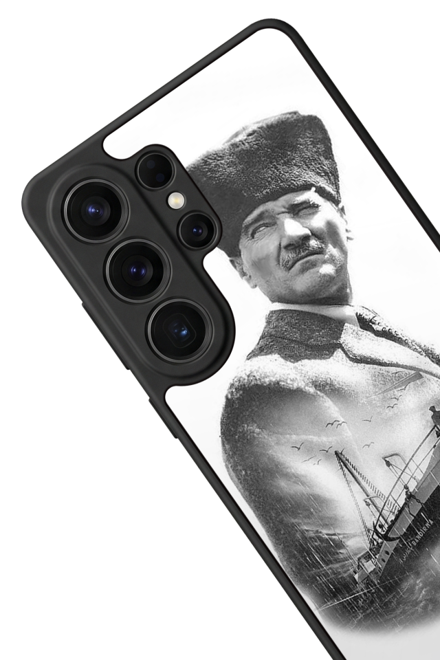 Samsung Galaxy S26 Ultra Uyumlu Mustafa Kemal Ataturk Tasarımlı Glossy Premium Kılıf