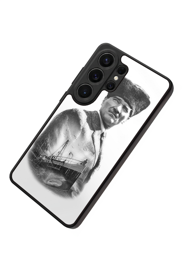 Samsung Galaxy S26 Ultra Uyumlu Mustafa Kemal Ataturk Tasarımlı Glossy Premium Kılıf