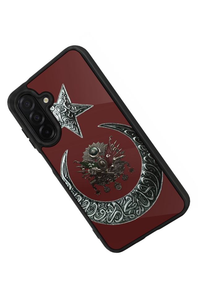 Samsung Galaxy A36 Uyumlu Osmanli Tugrasi Tasarımlı Glossy Premium Kılıf