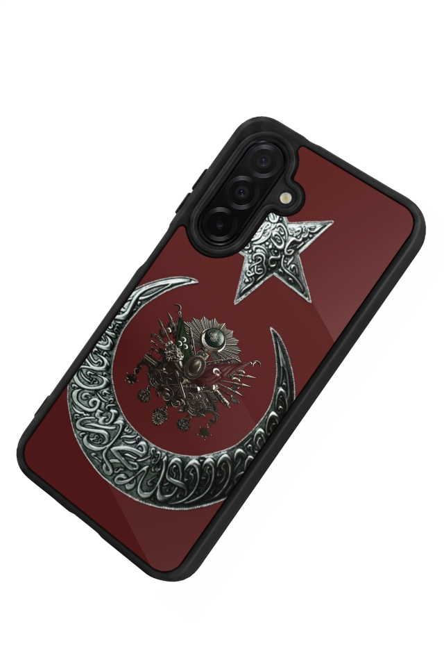 Samsung Galaxy A36 Uyumlu Osmanli Tugrasi Tasarımlı Glossy Premium Kılıf