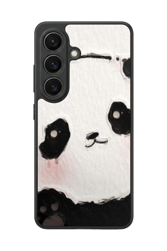 Samsung Galaxy S26 Uyumlu Panda Tasarımlı Glossy Premium Kılıf