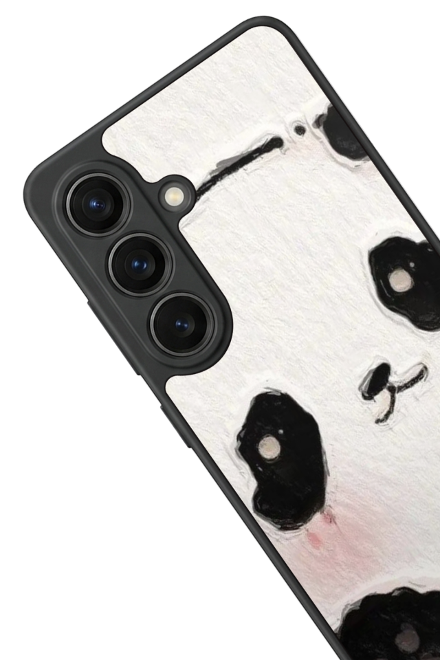 Samsung Galaxy S26 Uyumlu Panda Tasarımlı Glossy Premium Kılıf