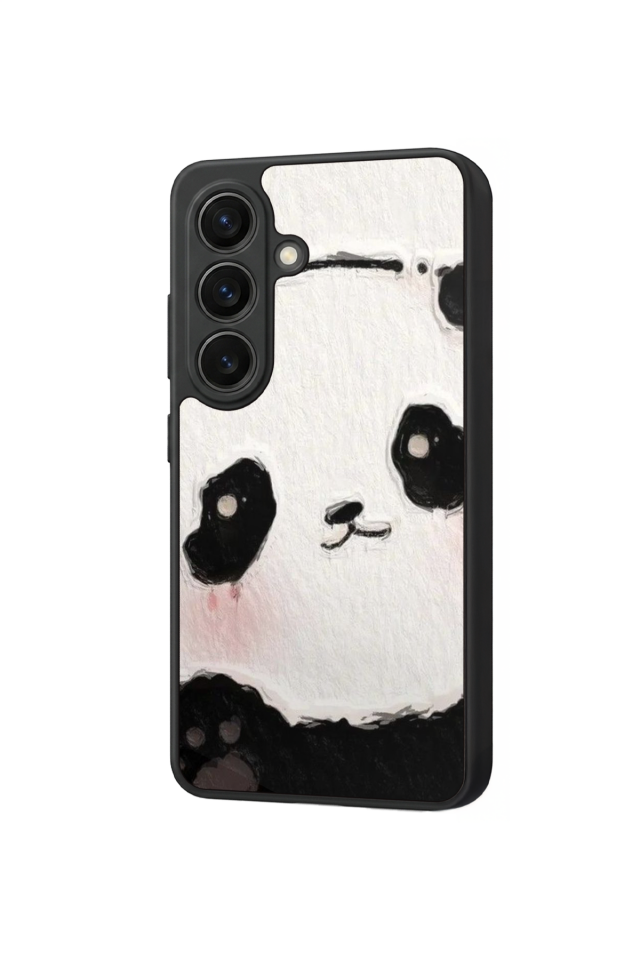 Samsung Galaxy S26 Uyumlu Panda Tasarımlı Glossy Premium Kılıf