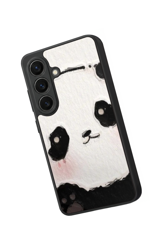 Samsung Galaxy S26 Uyumlu Panda Tasarımlı Glossy Premium Kılıf