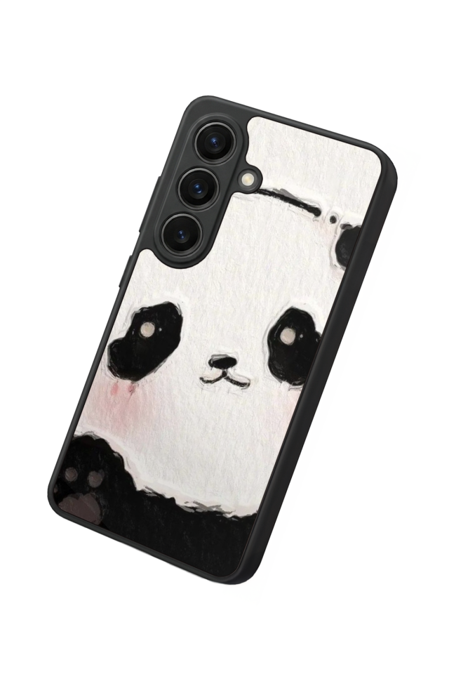 Samsung Galaxy S26 Uyumlu Panda Tasarımlı Glossy Premium Kılıf