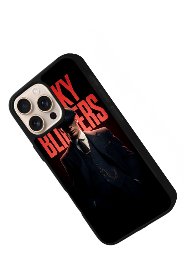 iPhone 15 Pro Uyumlu Peaky Blinders Tasarımlı Glossy Premium Kılıf
