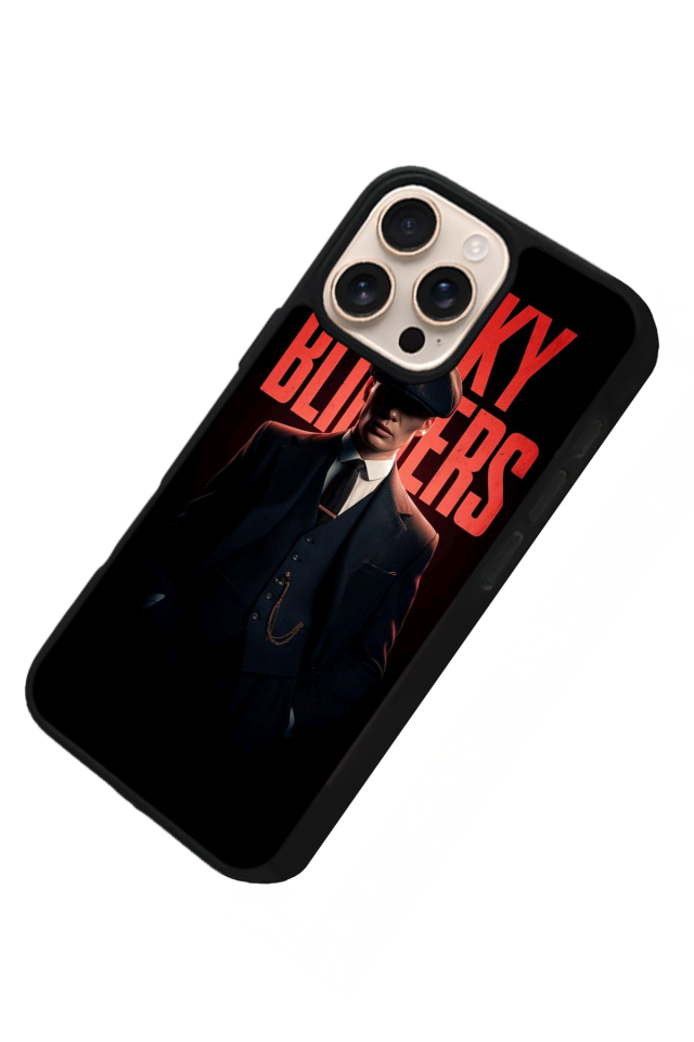 iPhone 15 Pro Uyumlu Peaky Blinders Tasarımlı Glossy Premium Kılıf