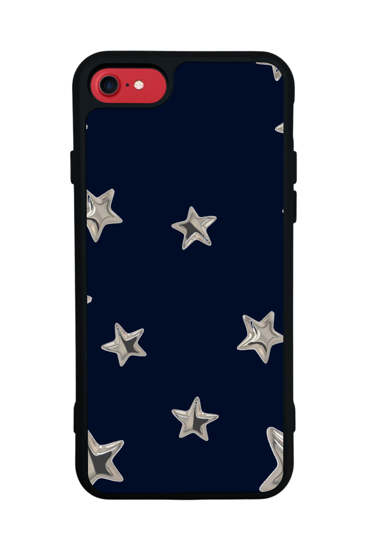 iPhone 8 Uyumlu Retro Yildizlar Tasarımlı Glossy Premium Kılıf