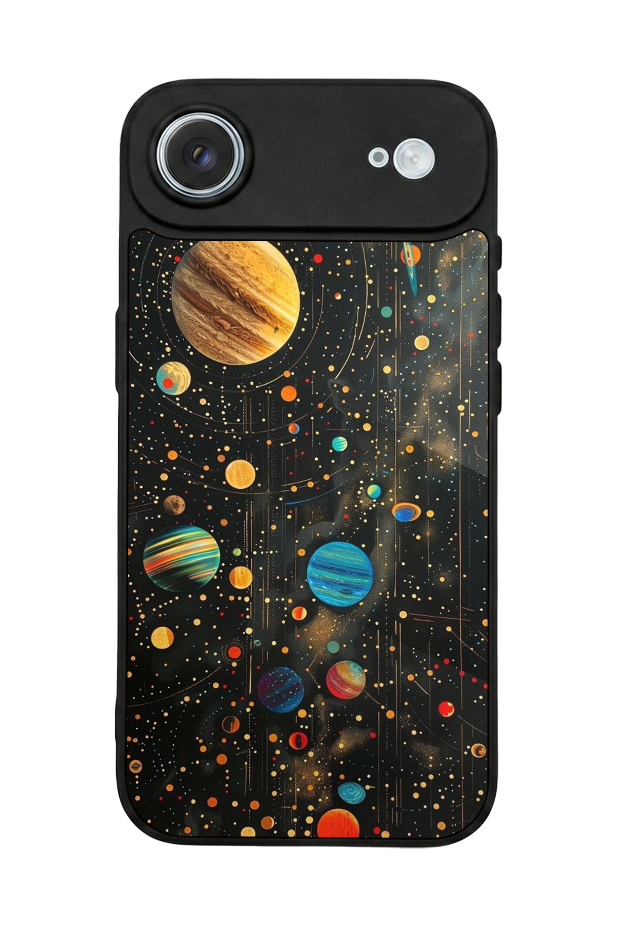 iPhone 17 Air Uyumlu Uzay Tasarımlı Glossy Premium Kılıf