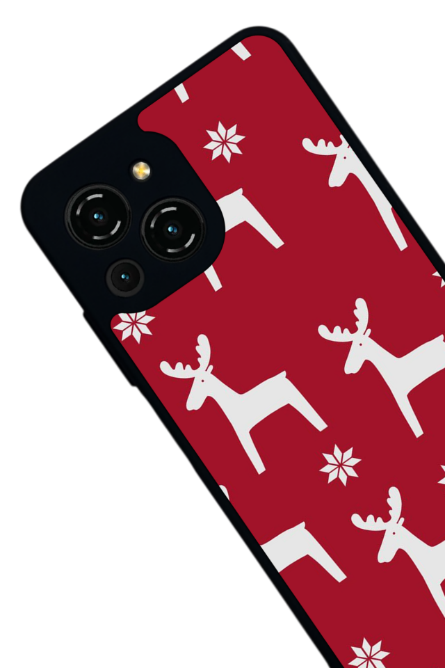 Reeder S23 Pro Max Uyumlu Yilbasi Christmas Tasarımlı Glossy Premium Kılıf