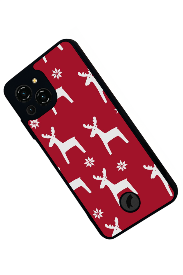 Reeder S23 Pro Max Uyumlu Yilbasi Christmas Tasarımlı Glossy Premium Kılıf