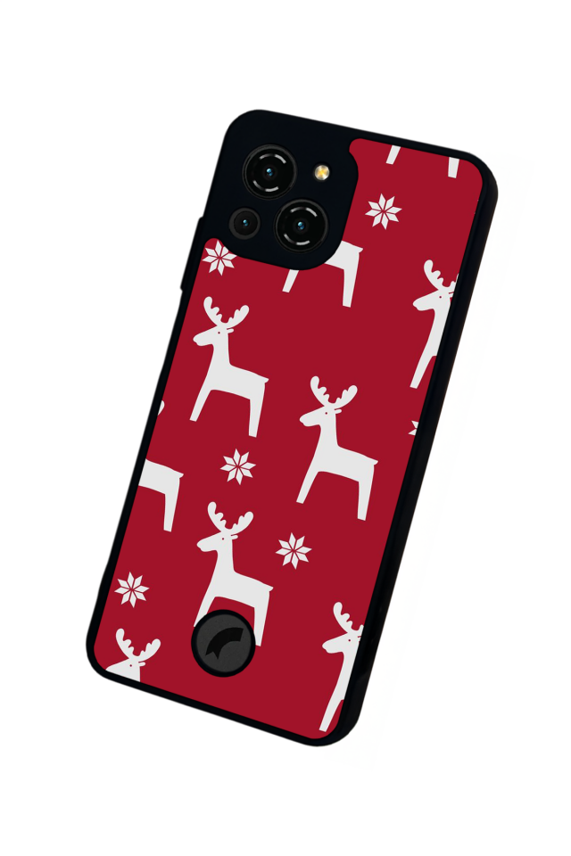 Reeder S23 Pro Max Uyumlu Yilbasi Christmas Tasarımlı Glossy Premium Kılıf