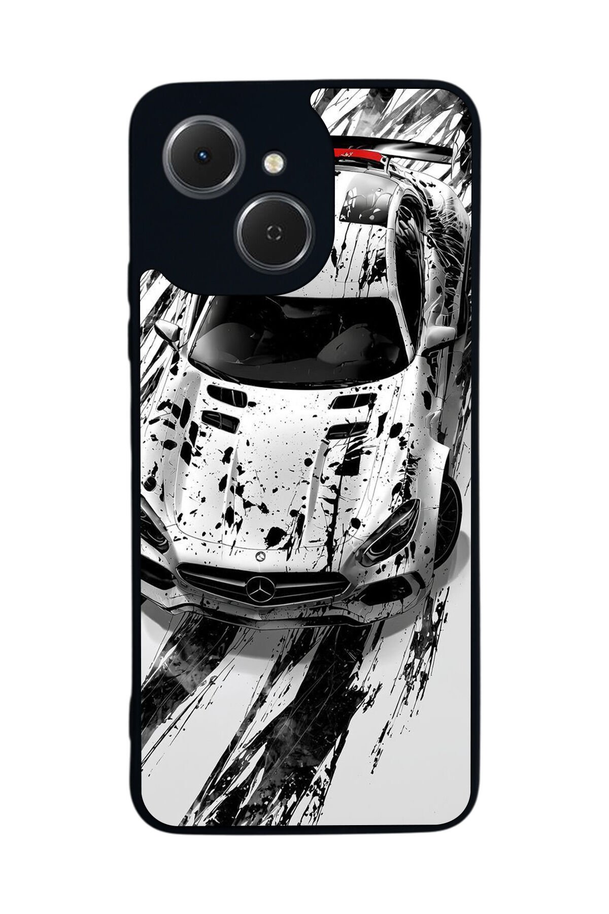 Tecno Spark 40C Uyumlu Mercedes Tasarımlı Glossy Premium Kılıf