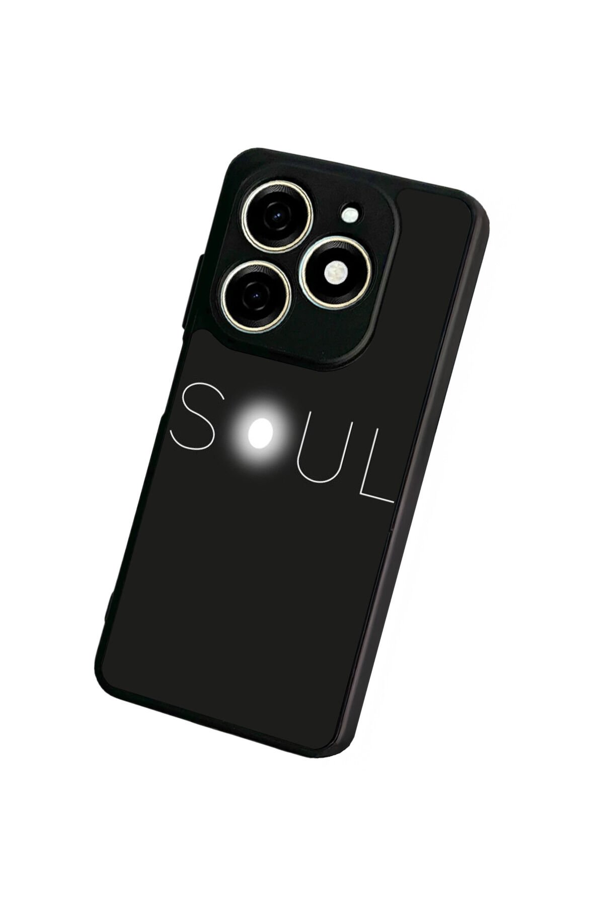 Tecno Spark 20/20C Uyumlu SOUL Tasarımlı Glossy Premium Kılıf