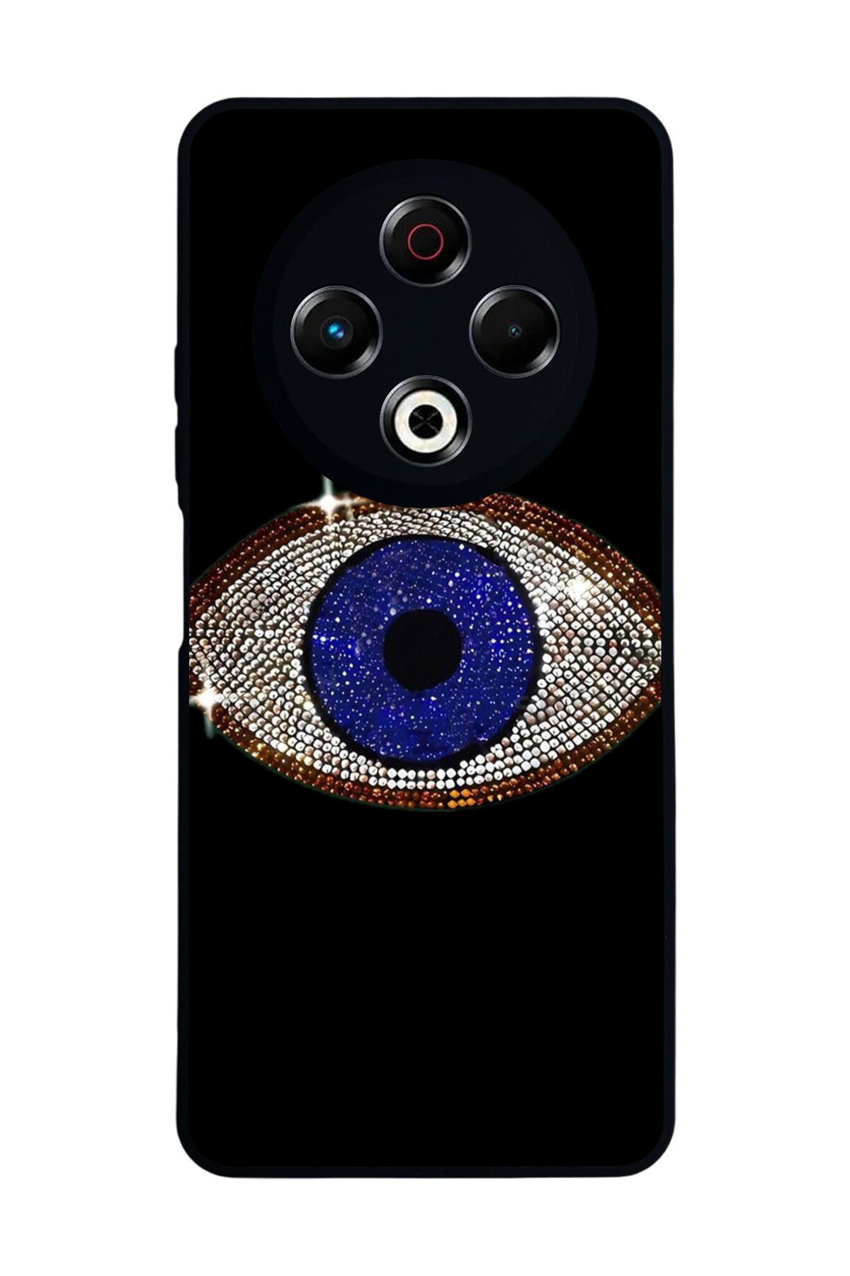 Tecno Spark 30 Uyumlu Nazar Tasarımlı Glossy Premium Kılıf