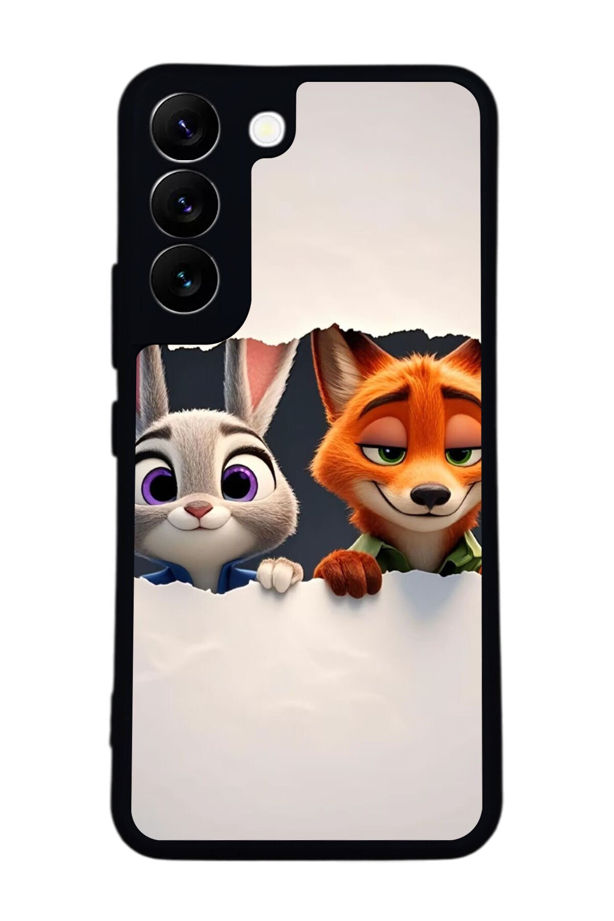 Samsung Galaxy S22 Uyumlu Zootropolis Tasarımlı Glossy Premium Kılıf