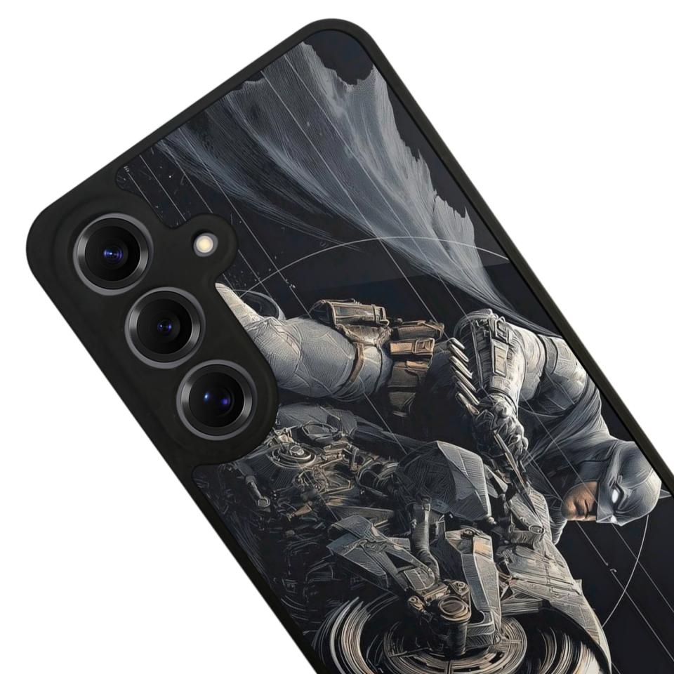 Samsung Galaxy S25 Uyumlu Batman Tasarımlı Glossy Premium Kılıf