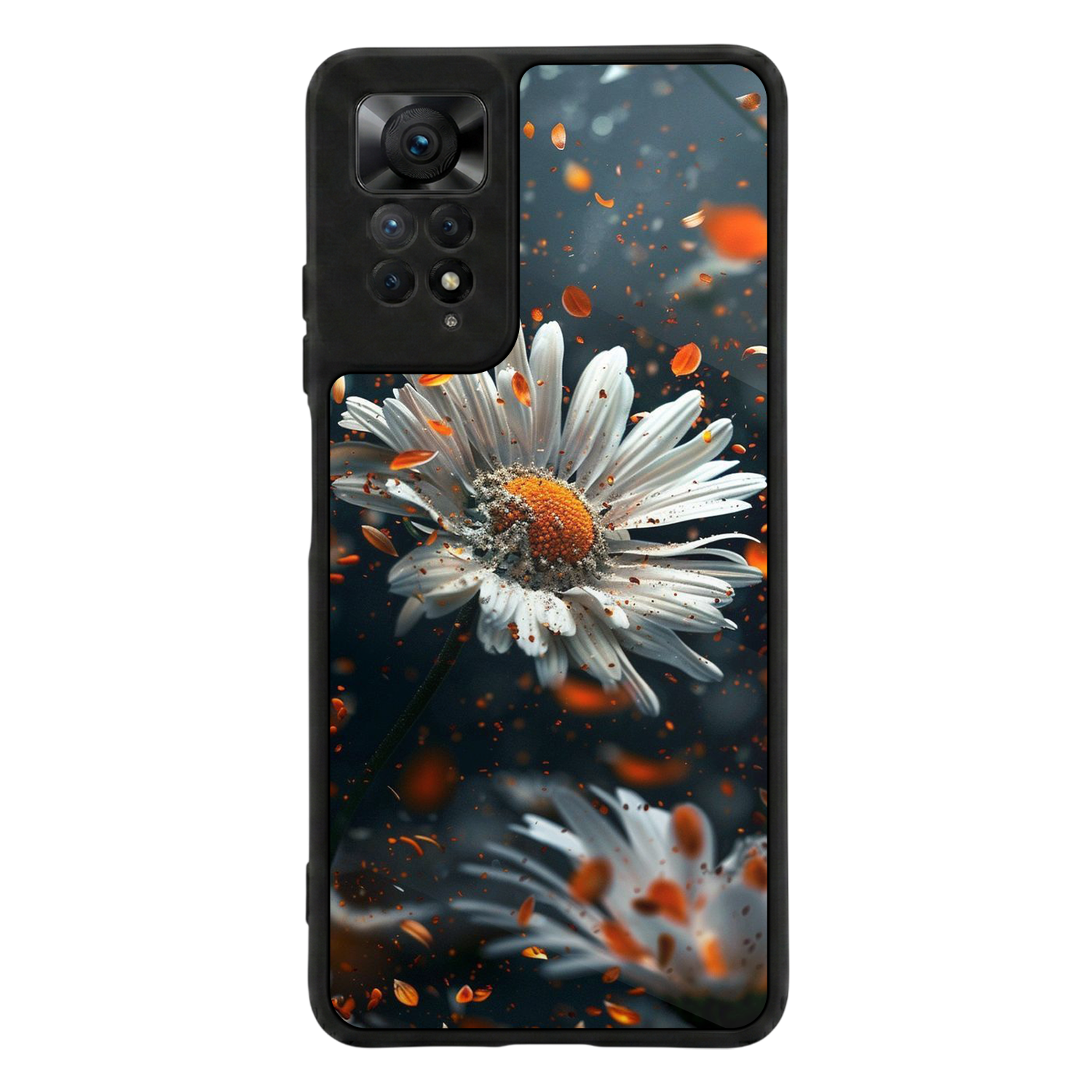 Xiaomi Redmi Note 11 Pro Uyumlu Cicek Tasarımlı Glossy Premium Kılıf