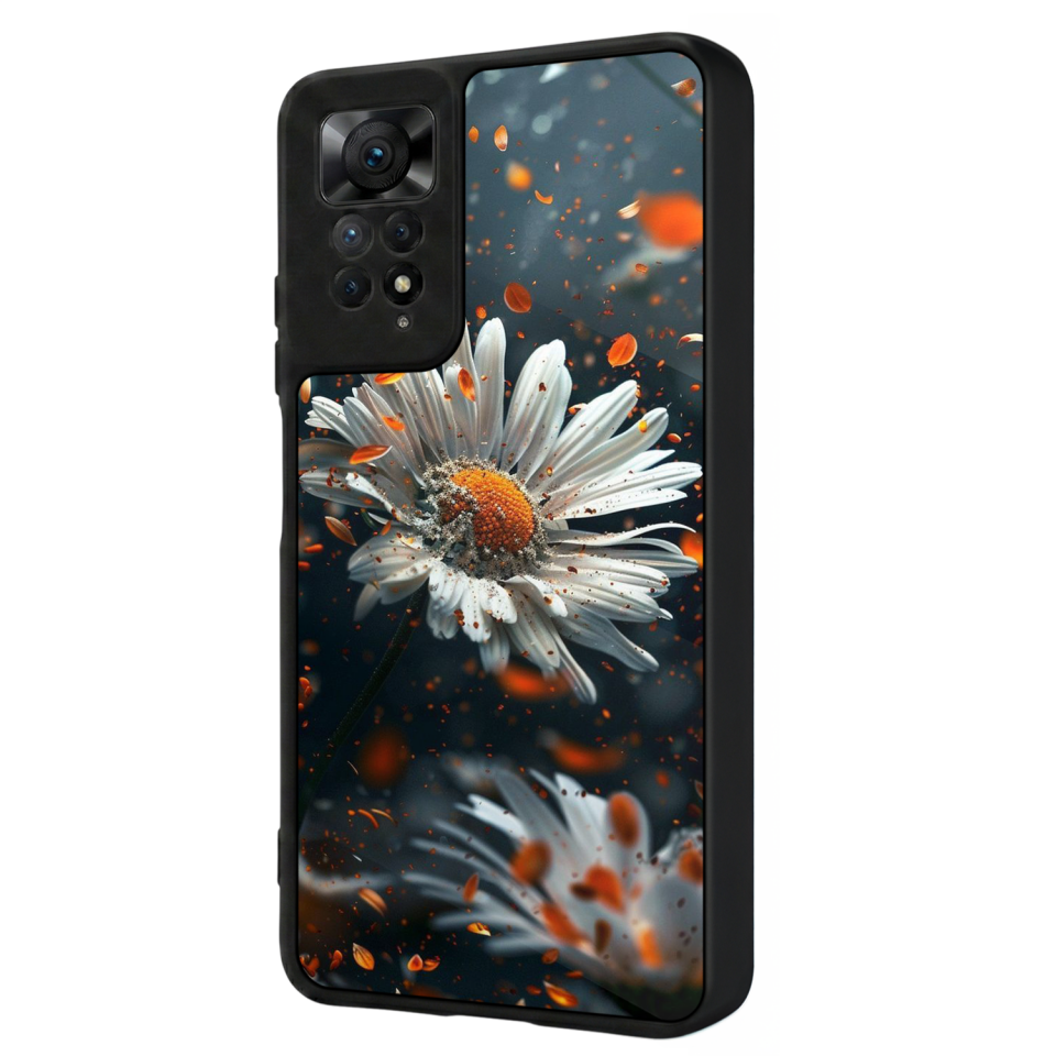 Xiaomi Redmi Note 11 Pro Uyumlu Cicek Tasarımlı Glossy Premium Kılıf