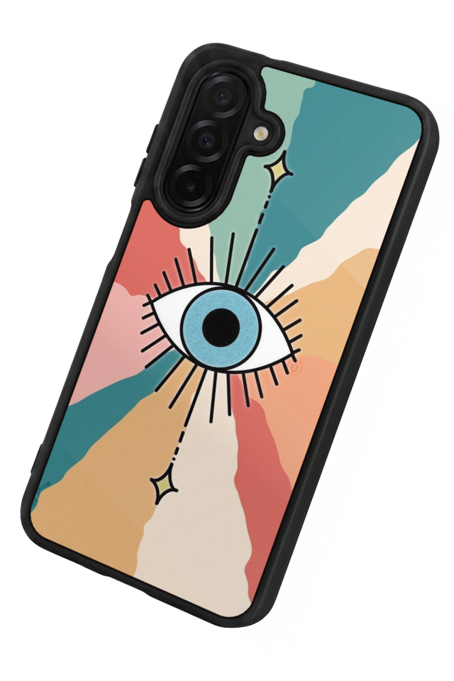 Samsung Galaxy A36 Uyumlu Göz Tasarımlı Glossy Premium Kılıf