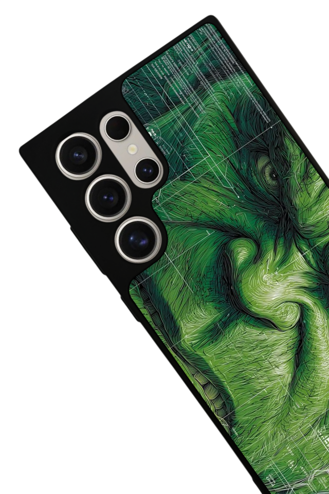 Samsung Galaxy S24 Ultra Uyumlu Hulk Tasarımlı Glossy Premium Kılıf
