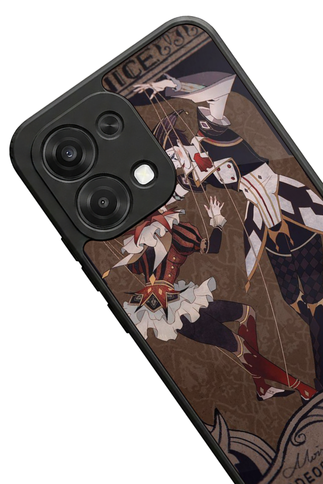 Oppo A6 Pro Uyumlu  Kalp Love Tasarımlı Glossy Premium Kılıf