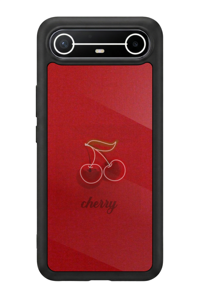 Tecno Spark Slim 5G Uyumlu Kiraz Tasarımlı Glossy Premium Kılıf