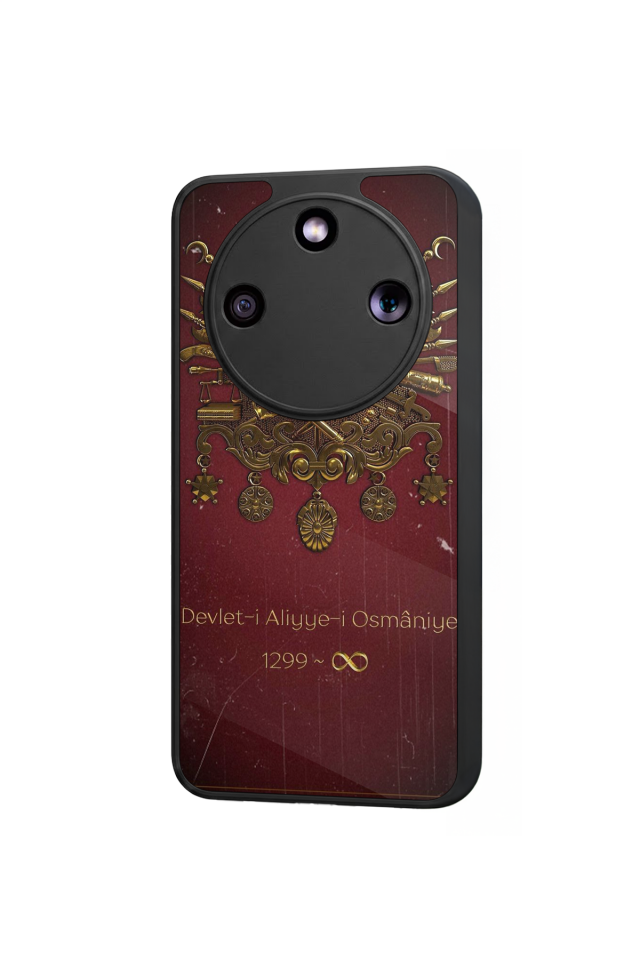 Honor Magic 8 Lite Uyumlu Osmanli Tugrasi Tasarımlı Glossy Premium Kılıf