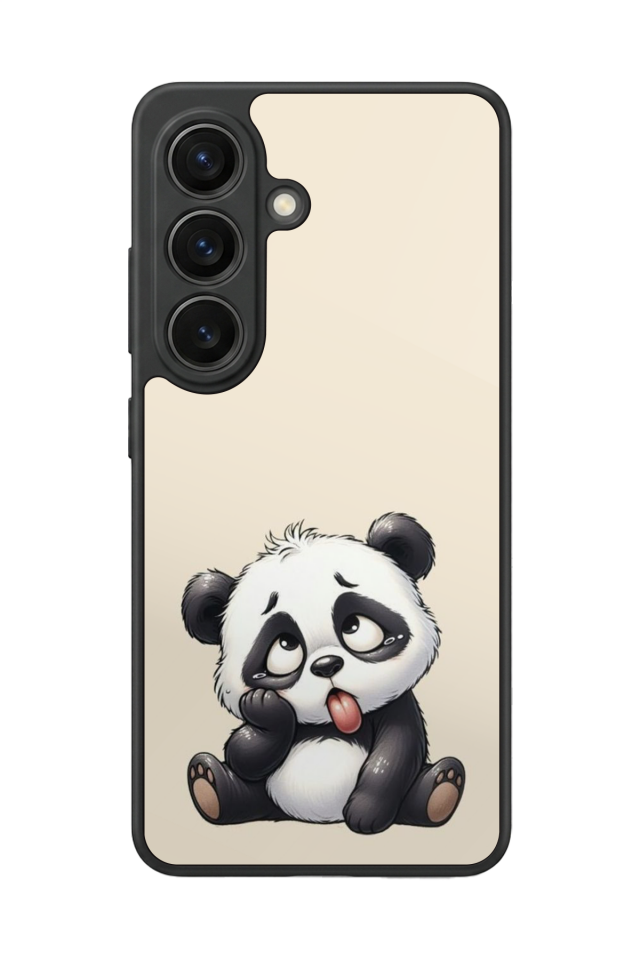 Samsung Galaxy S26 Uyumlu Panda Tasarımlı Glossy Premium Kılıf